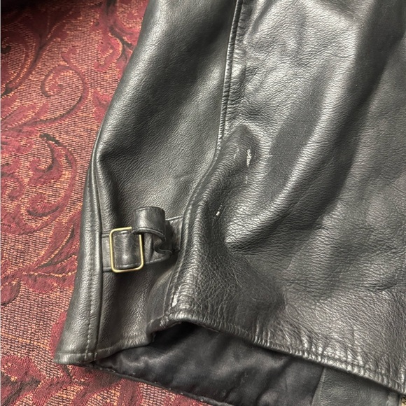 90s London Fog Boxy Leather Jacket - Picture 8 of 8